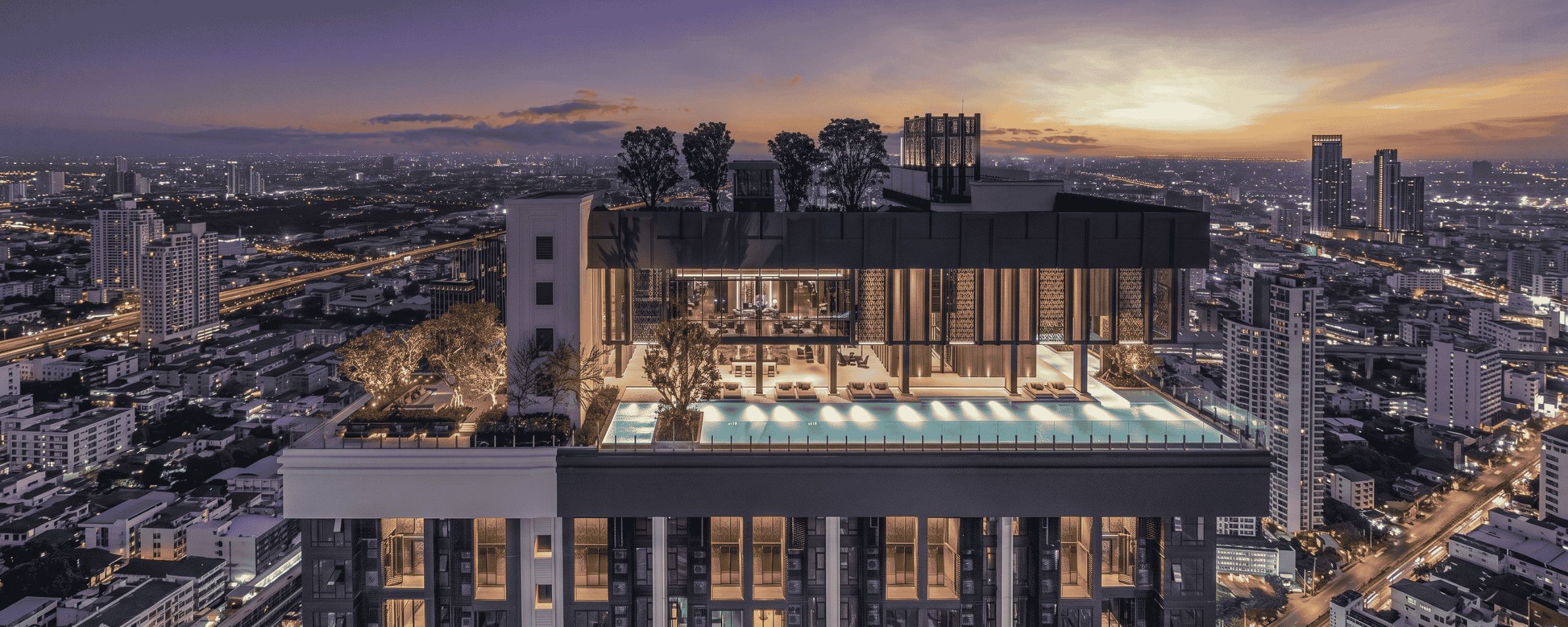 วิว Rooftop ใจกลางเมืองโครงการคอนโดหรู 10 ล้าน