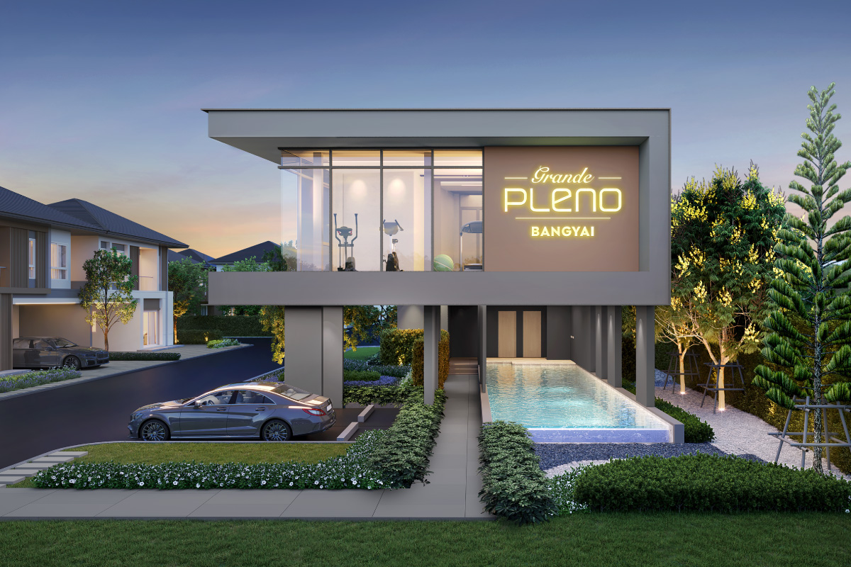 คลับเฮาส์ โครงการบ้านแฝด GRANDE PLENO บางใหญ่
