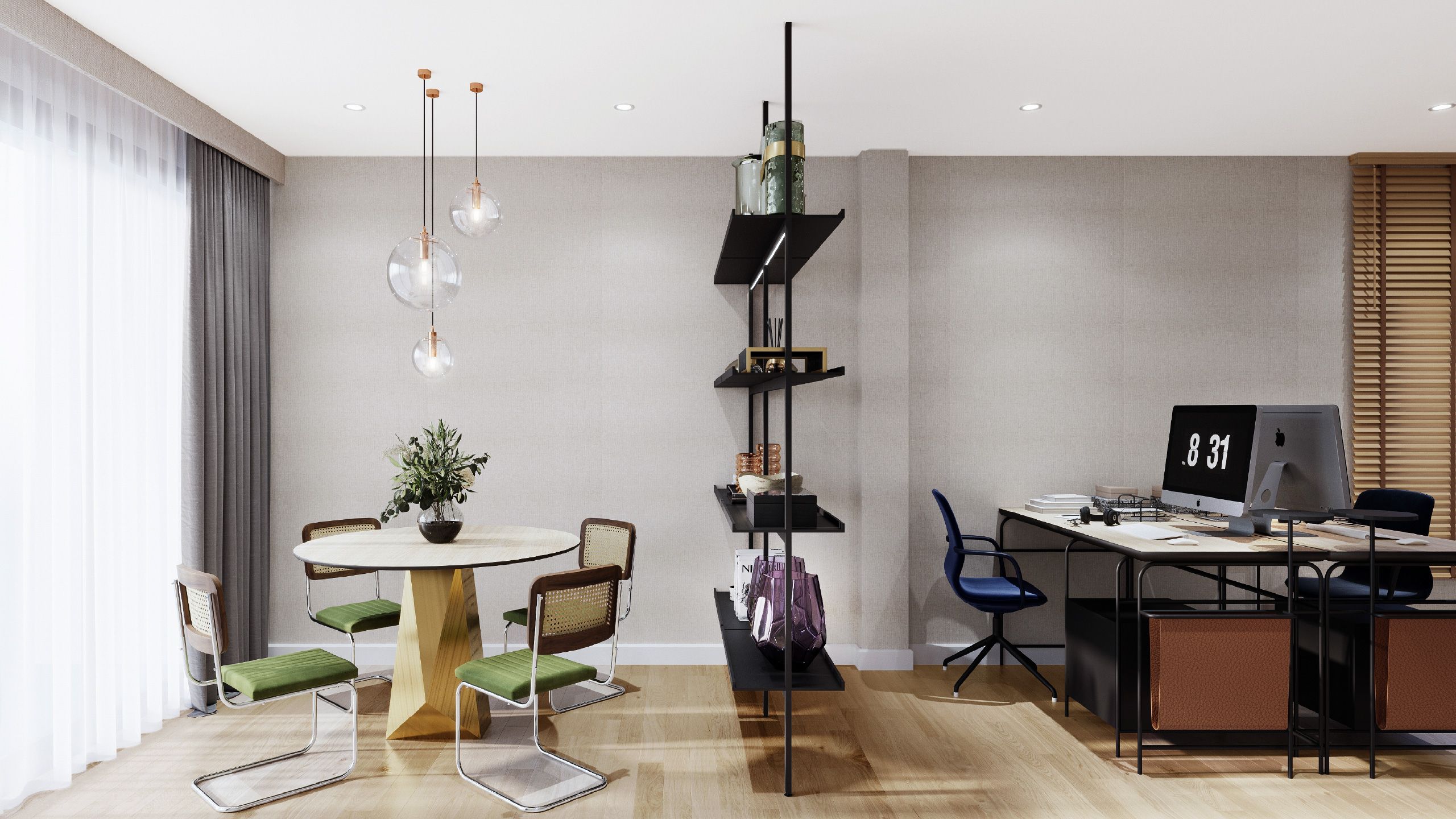 พื้นที่ทำงาน โครงการทาวน์โฮม DISTRICT พหลโยธิน-วิภาวดี