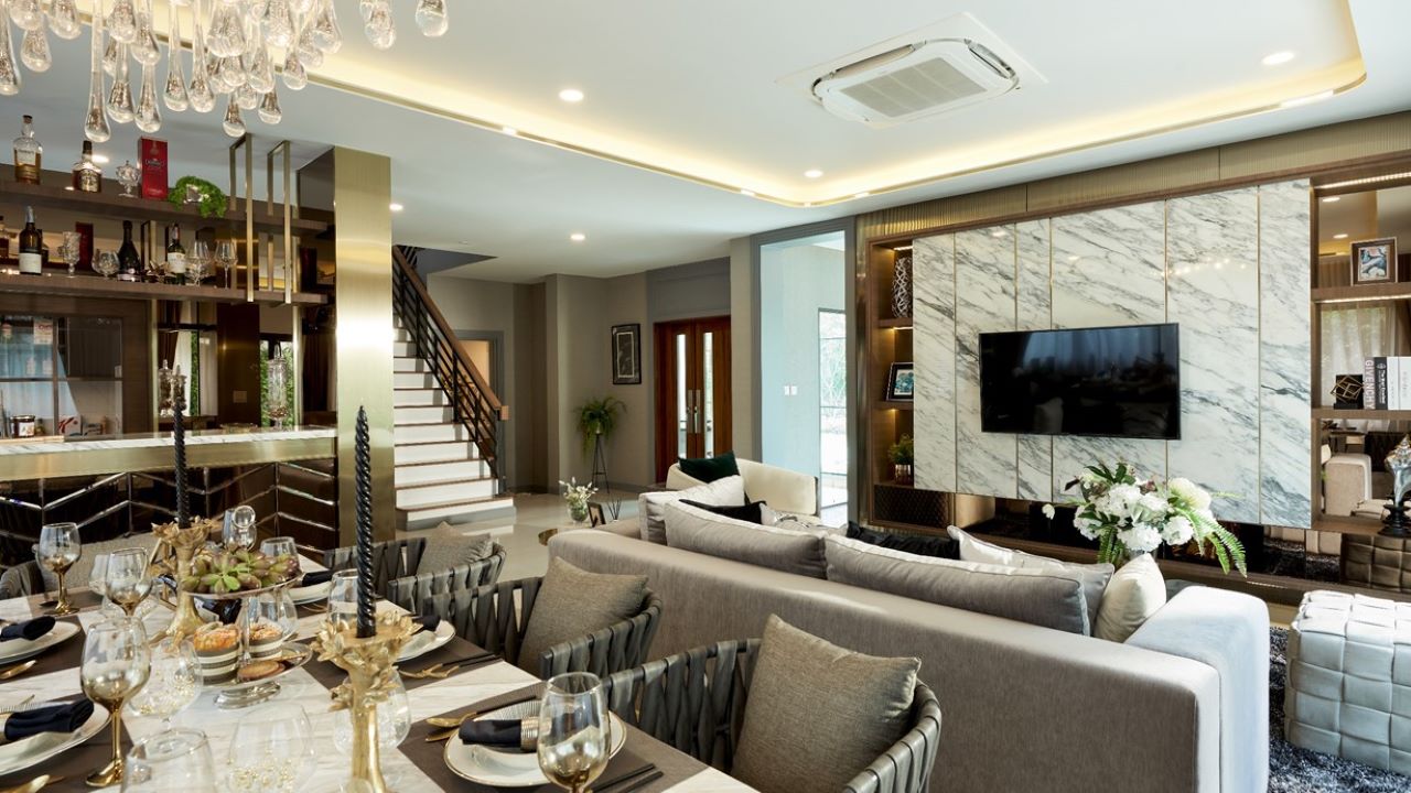 Common Area ในบ้านเดี่ยว THE CITY สะพานมหาเจษฎาบดินทร์ฯ