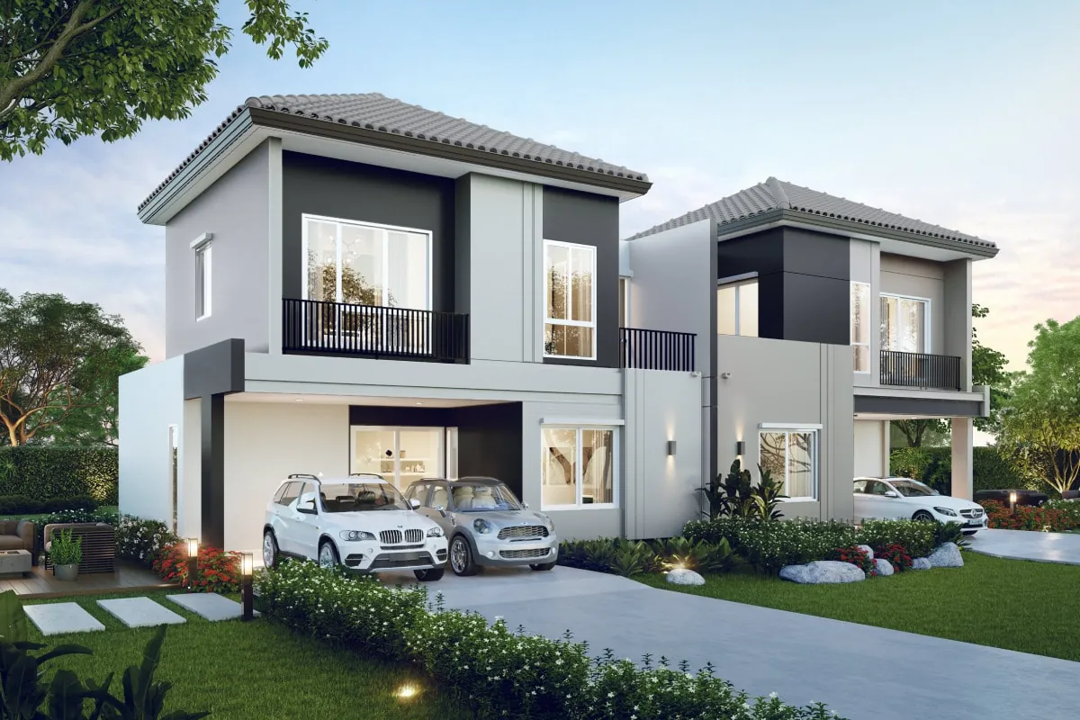 บ้านแฝดหน้ากว้าง โครงการ PLENO TOWN พหลโยธิน - ลำลูกกา