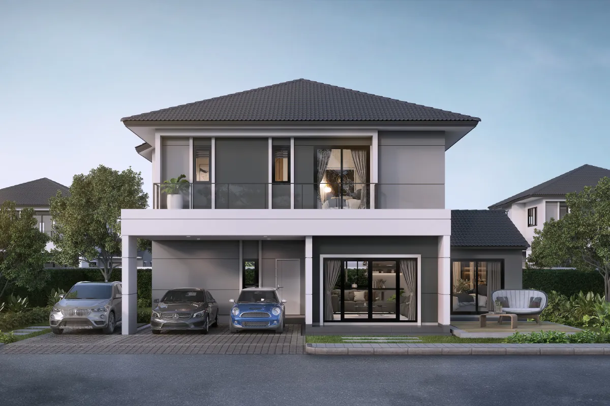 แบบบ้าน VACANZA SPACE โครงการ CENTRO บางบอน
