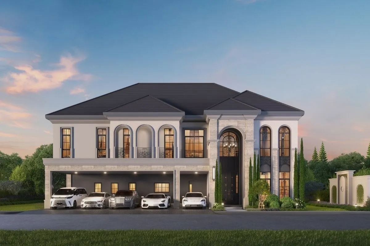แบบบ้าน ALDELISSE โครงการ THE PALAZZO กรุงเทพกรีฑา