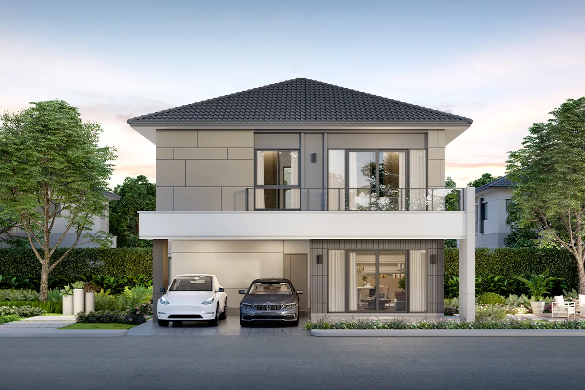 แบบบ้าน HAMPTON โครงการ CENTRO อ่อนนุช - ลาดกระบัง