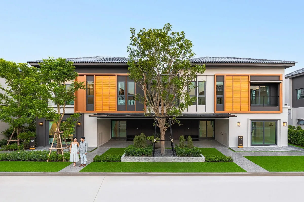 บ้านแฝดสไตล์บ้านเดี่ยว โครงการ GRANDE PLENO วิภาวดี - รังสิต