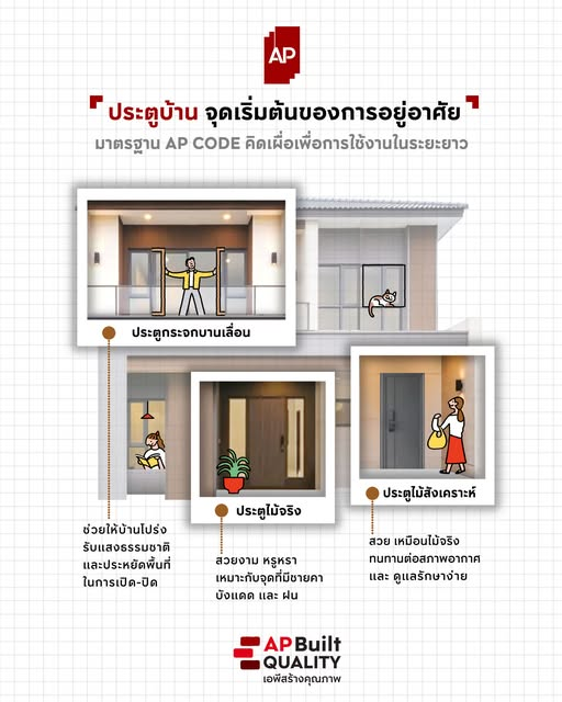 09_building-materials-for-quality-house.png ประตู วัสดุสร้างบ้าน ให้ได้บ้านคุณภาพ อยู่สบายในระยะยาว จาก AP Thai