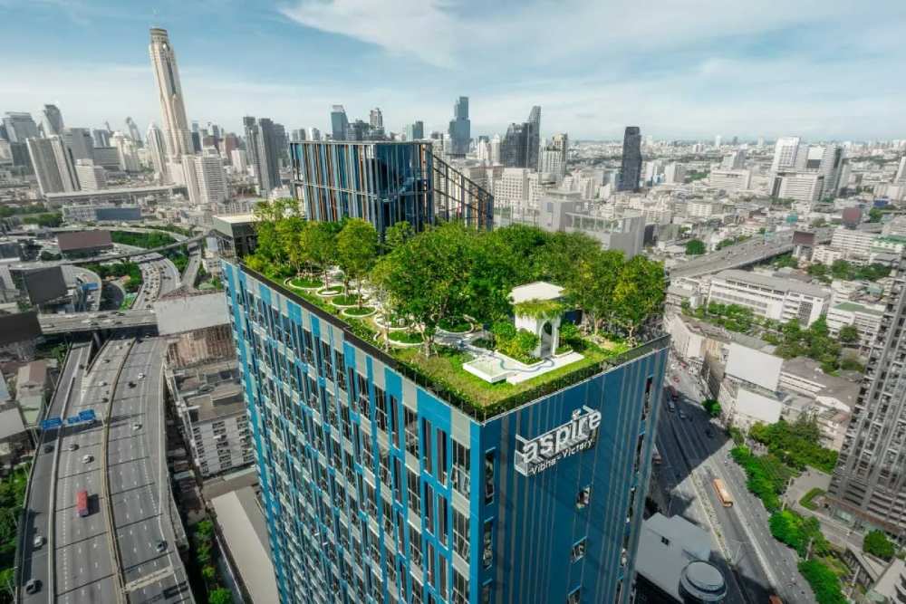 บรรยากาศโดยรอบคอนโดย่านพหลโยธิน โครงการ ASPIRE วิภา - วิคตอรี่