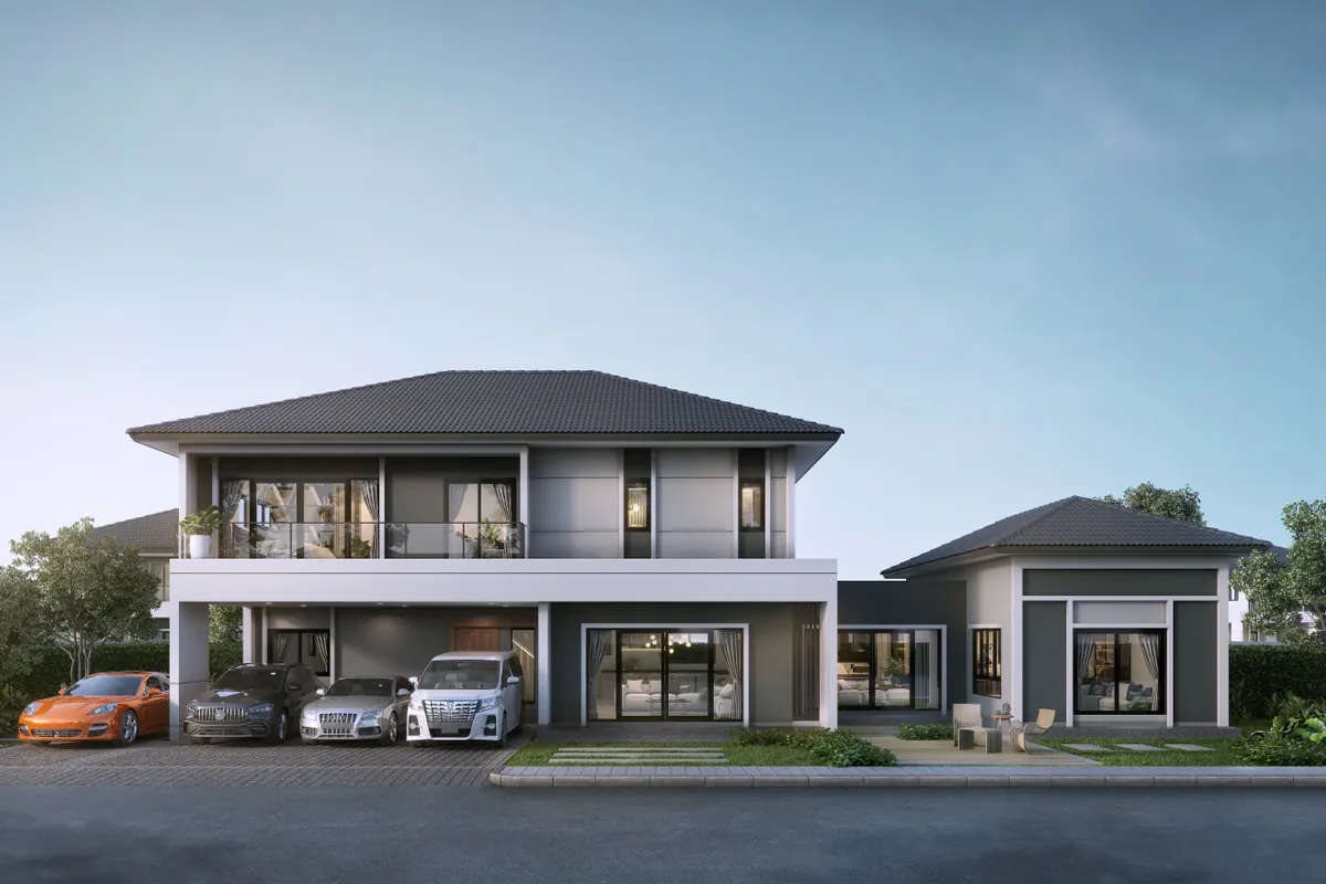 แบบบ้าน CHATEAU SPACE โครงการ CENTRO บางบอน