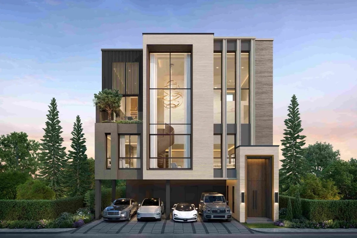 บ้านเดี่ยวรามอินทรา โครงการ BEON เกษตร-นวมินทร์ บ้านหรู 3 ชั้น สไตล์ Modern Minimal เริ่มต้นไม่เกิน 50 ล้าน