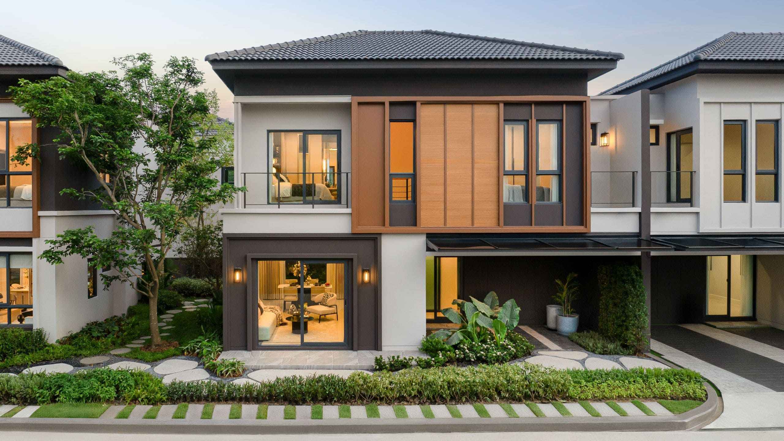 บ้านแฝดสไตล์บ้านเดี่ยว โครงการ GRANDE PLENO กรุงเทพกรีฑา