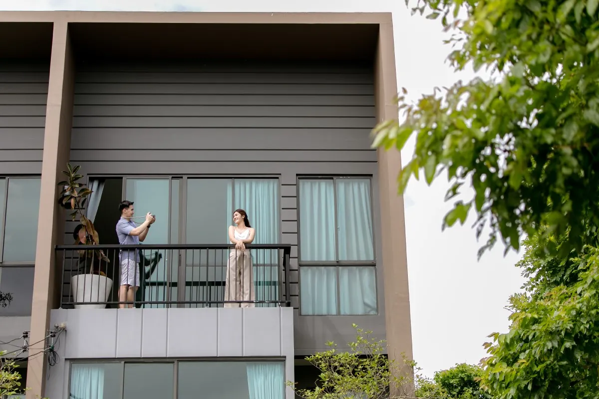 บรรยากาศสังคมน่าอยู่อาศัยในโครงการ บ้านกลางเมือง รามอินทรา 83 สเตชั่น