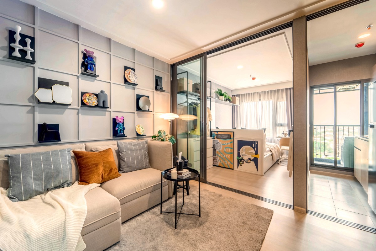 การออกแบบพื้นที่ภายในห้อง โครงการ ASPIRE รัตนาธิเบศร์ เวสต์ตัน