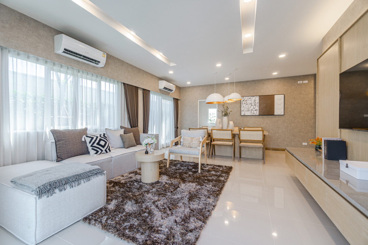 บ้านเดี่ยวสไตล์ญี่ปุ่น โครงการ MODEN พระราม 2