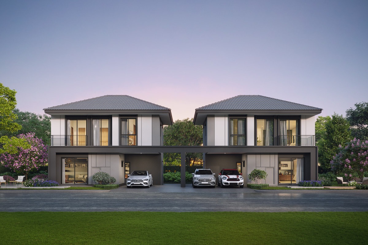 โครงการบ้านแฝด บ้านกลางเมือง นอร์ธ ราชพฤกษ์