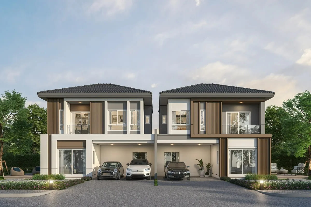 บ้านแฝดสไตล์บ้านเดี่ยว โครงการ PLENO ดอนเมือง