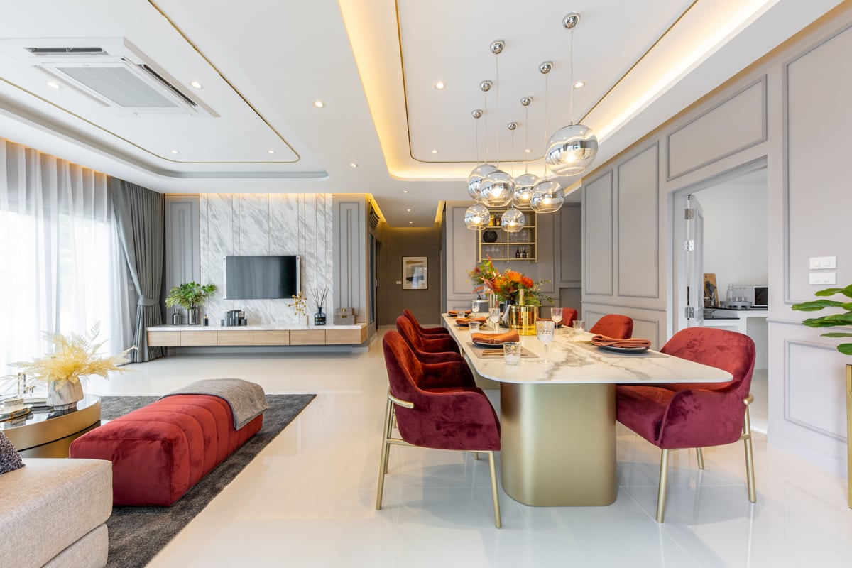Dining & Living โครงการบ้านเดี่ยว CENTRO วิภาวดี