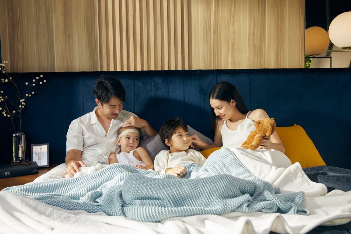 ห้องนอนหลักในโครงการบ้านเดี่ยว CENTRO บางนา-กิ่งแก้ว