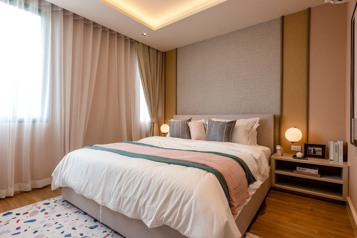 ห้องนอน ทาวน์โฮม PLENO TOWN พหลโยธิน-ลำลูกกา