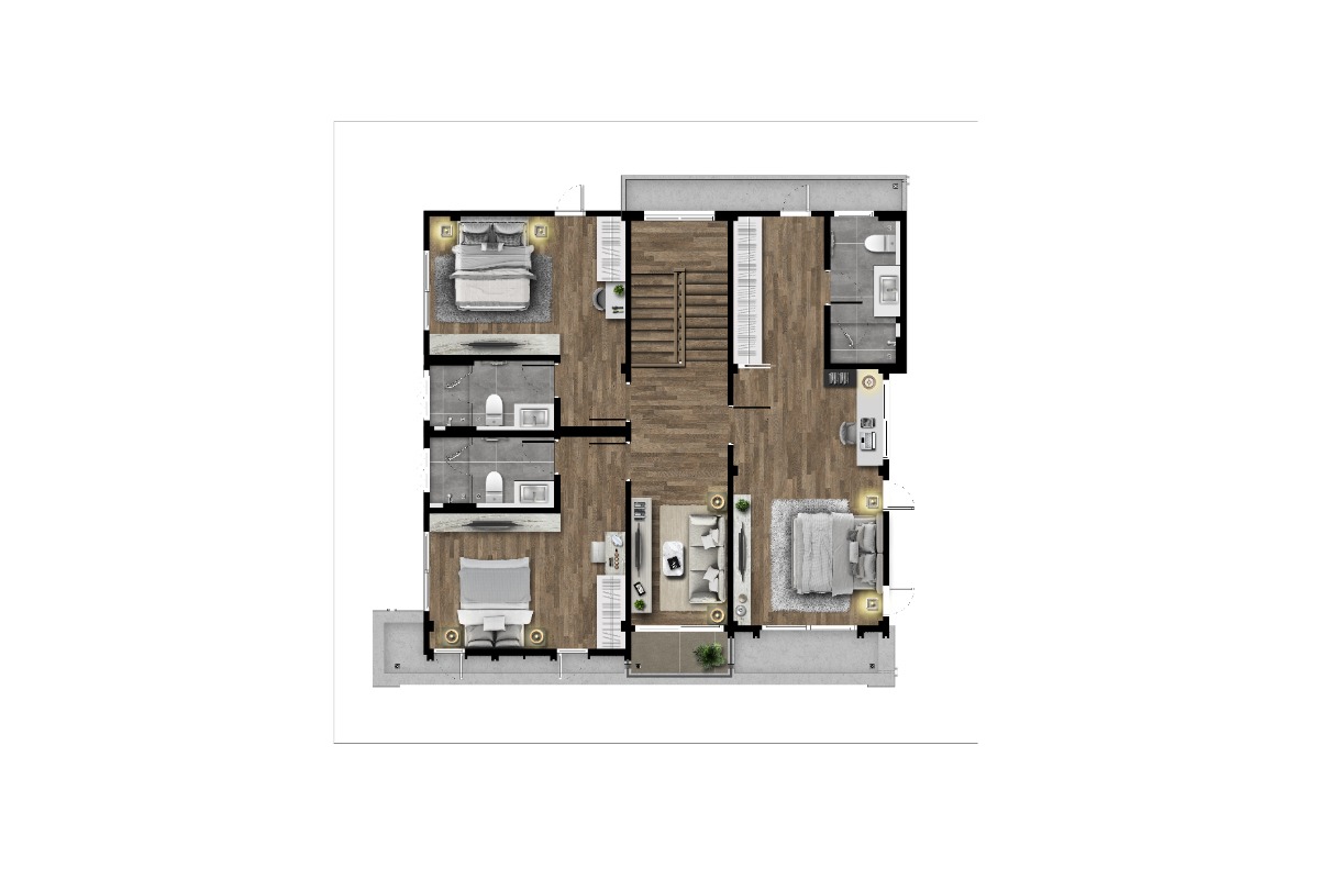 Type SOLNAR: Floor 2nd Floor