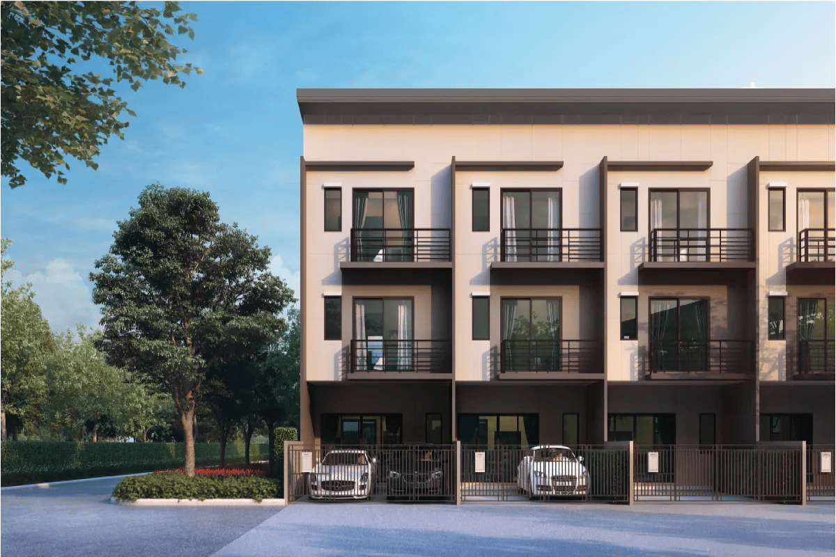 ทาวน์โฮมแถวพระราม 5 โครงการ บ้านกลางเมือง ราชพฤกษ์ - สาทร