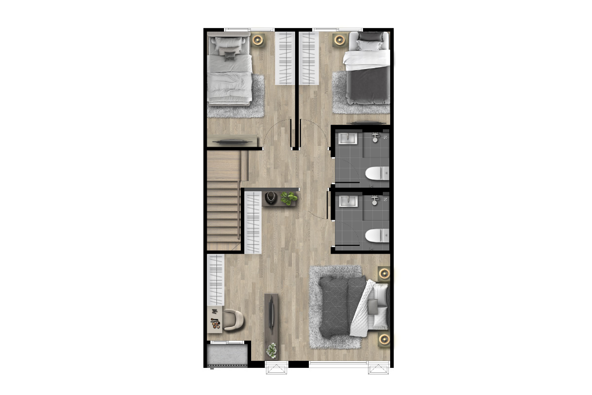 Type MERRY: Floor 2nd-Floor