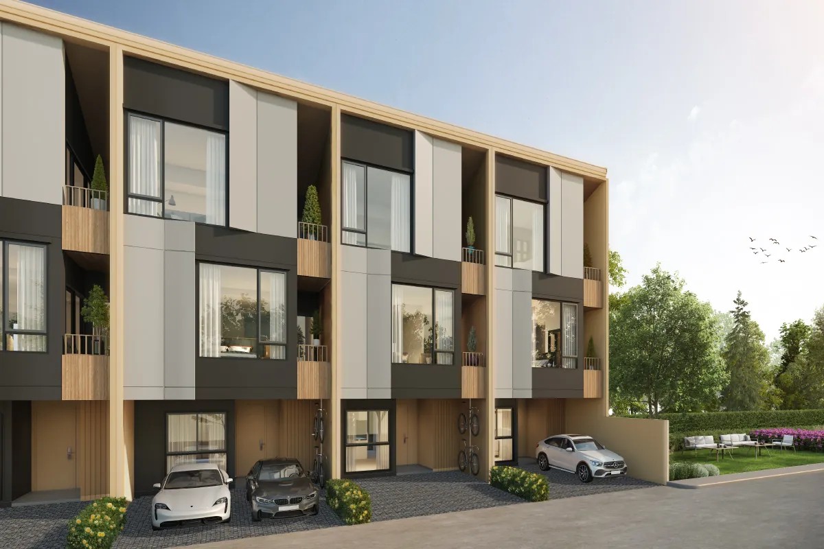 ทาวน์โฮมย่านลาดพร้าว-รามอินทรา โครงการ บ้านกลางเมือง ลาดพร้าว 101 สเตชั่น