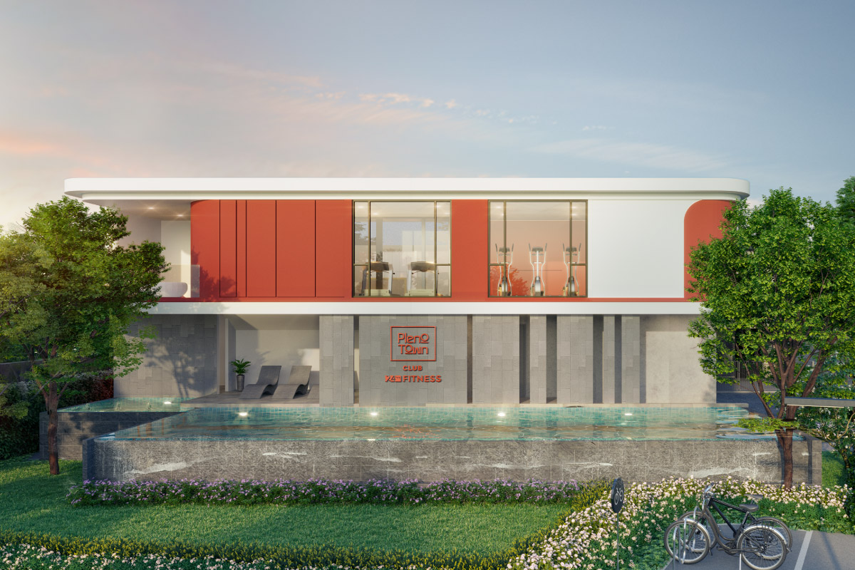 คลับเฮาส์ โครงการทาวน์โฮม PLENO TOWN ลำลูกกา-คลอง 5