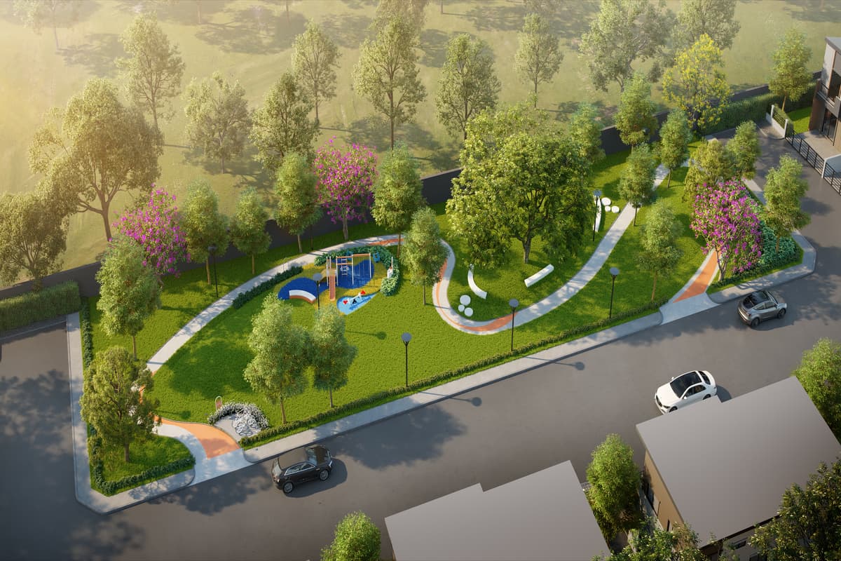 สวนสาธารณะ โครงการทาวน์โฮม PLENO TOWN พหลโยธิน-วิภาวดี