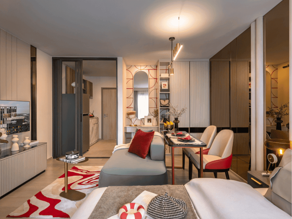 การออกแบบห้อง โครงการ ASPIRE สุขุมวิท-พระราม 4