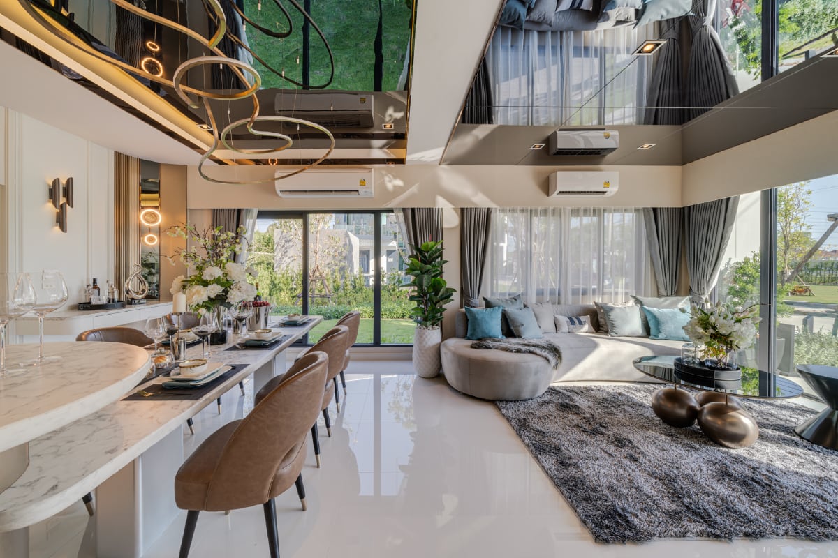 ห้องรับแขก โครงการบ้านเดี่ยว CENTRO ดอนเมือง-แจ้งวัฒนะ