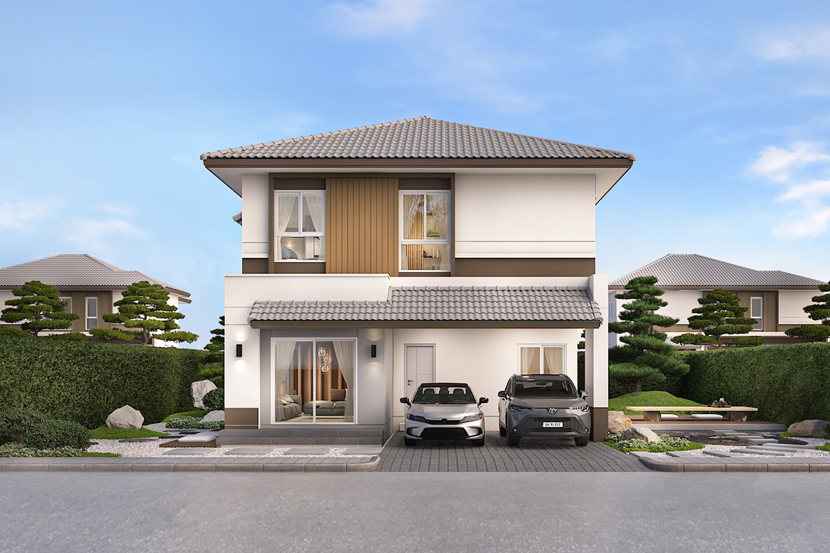 แบบบ้าน YUKI ในโครงการ MODEN ประชาอุทิศ 90