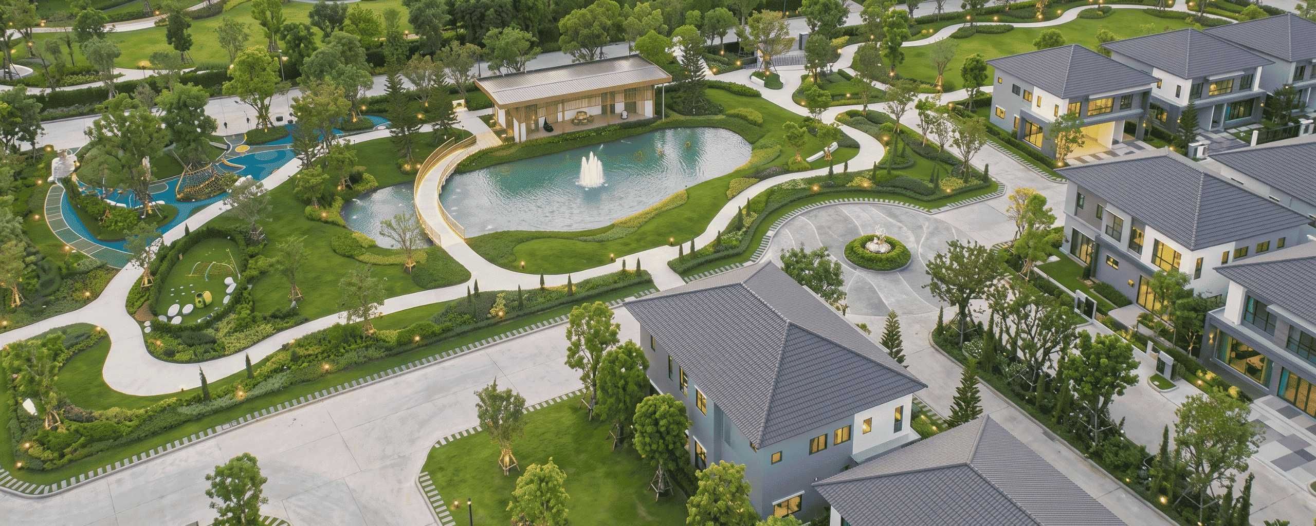 หน้าโครงการบ้านหรู Luxury ราคา 15 - 20 ล้าน