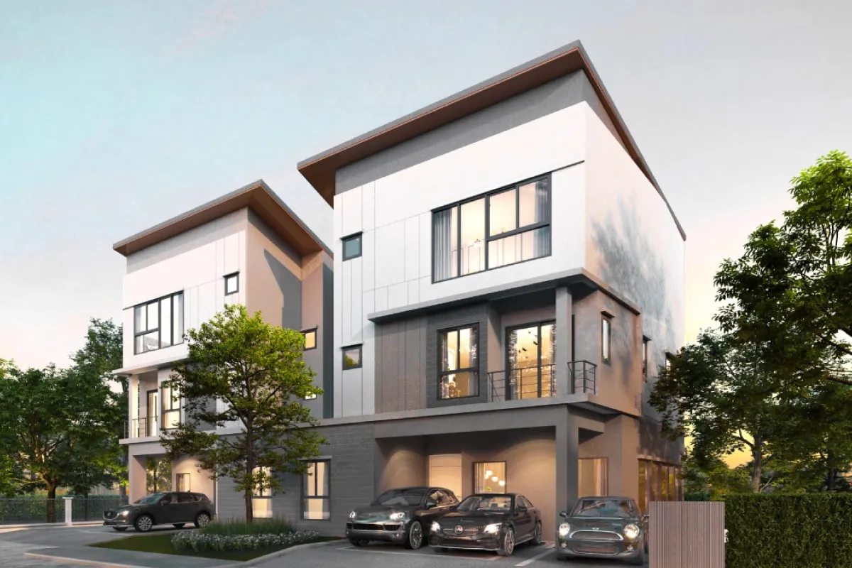 บ้านแฝดย่านรามอินทรา โครงการ บ้านกลางเมือง รามอินทรา 83 สเตชั่น