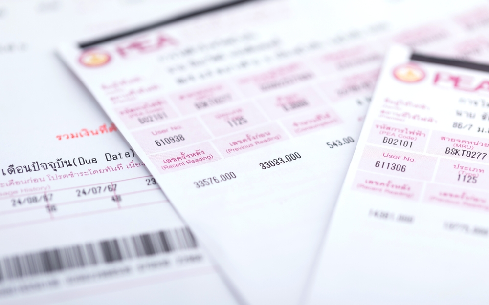 บิลค่าไฟฟ้าที่ระบุค่า Ft ในประเทศไทย