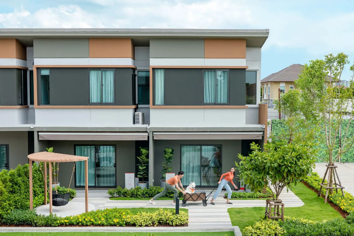 บ้านทาวน์โฮมบางใหญ่ โครงการ PLENO TOWN เวสต์เกต