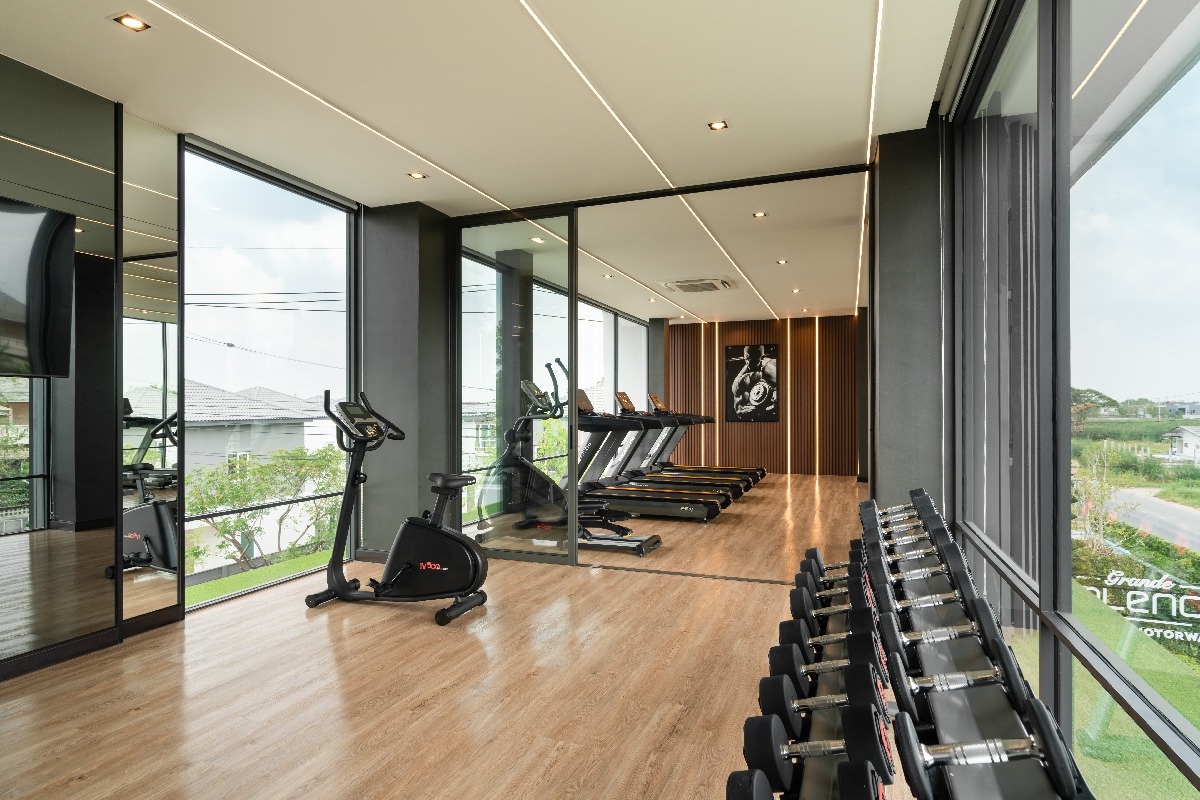ฟิตเนส โครงการบ้านแฝด GRANDE PLENO พระราม 9-มอเตอร์เวย์