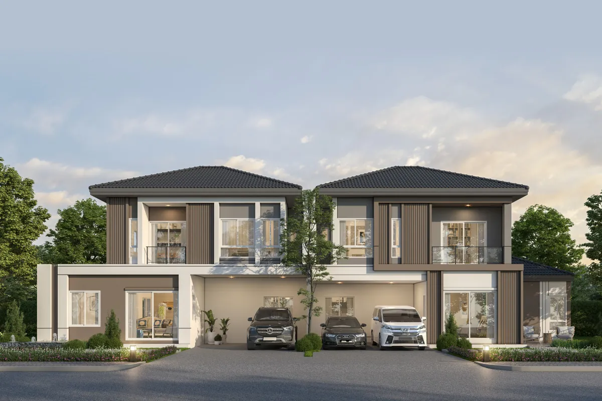 บ้านแฝดใกล้รถไฟฟ้า โครงการ GRANDE PLENO พหลโยธิน - เพิ่มสิน 28