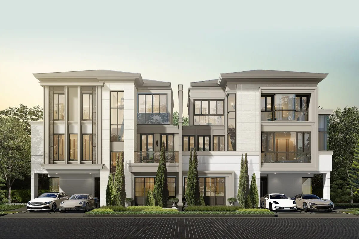 แบบบ้านแฝด 3 ชั้น Type GARNET โครงการ บ้านกลางเมือง CLASSE รัชดา - ลาดพร้าว