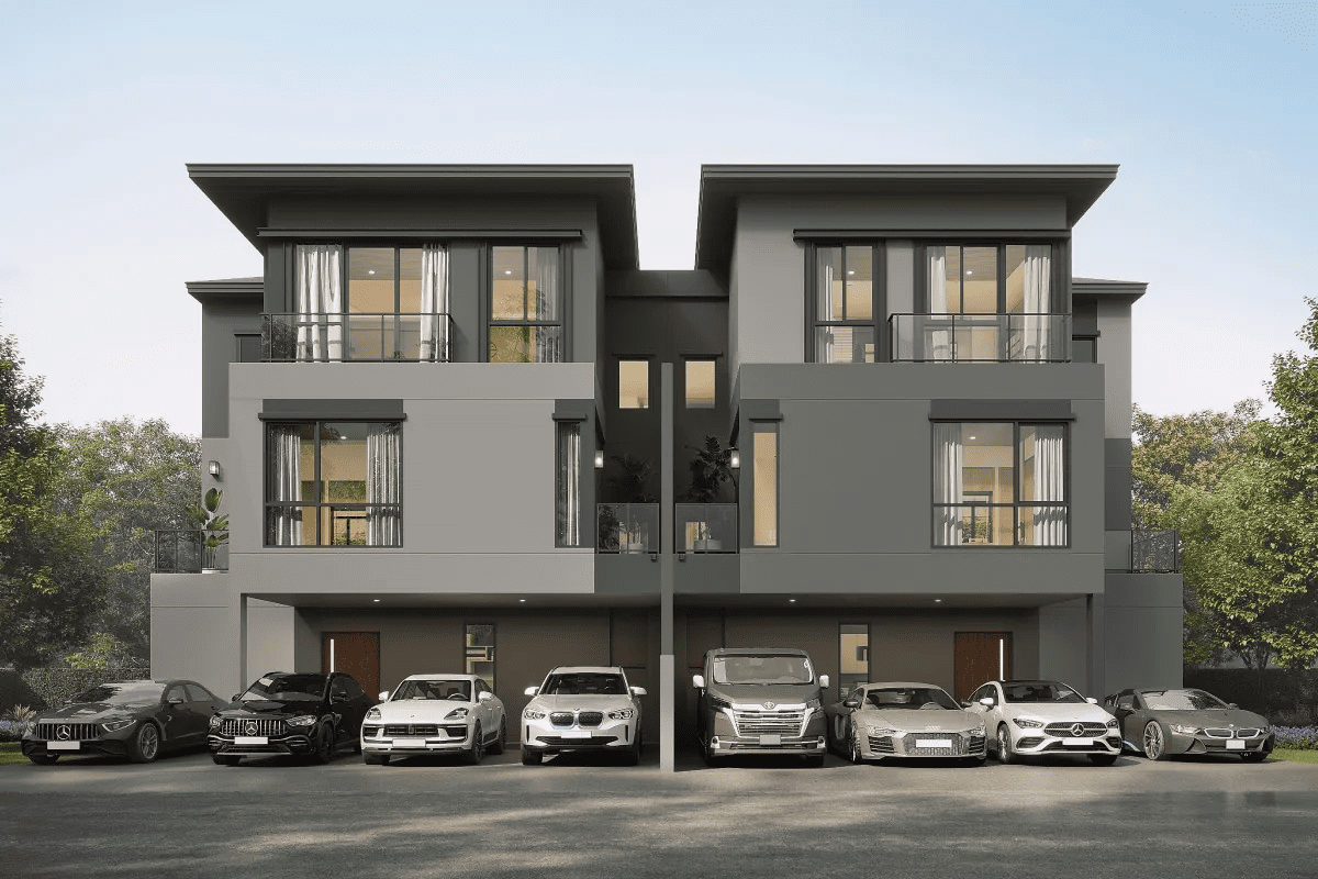 บ้านแฝด กรุงเทพกรีฑา โครงการบ้านกลางเมือง THE EDITION พระราม 9 - พัฒนาการ 2