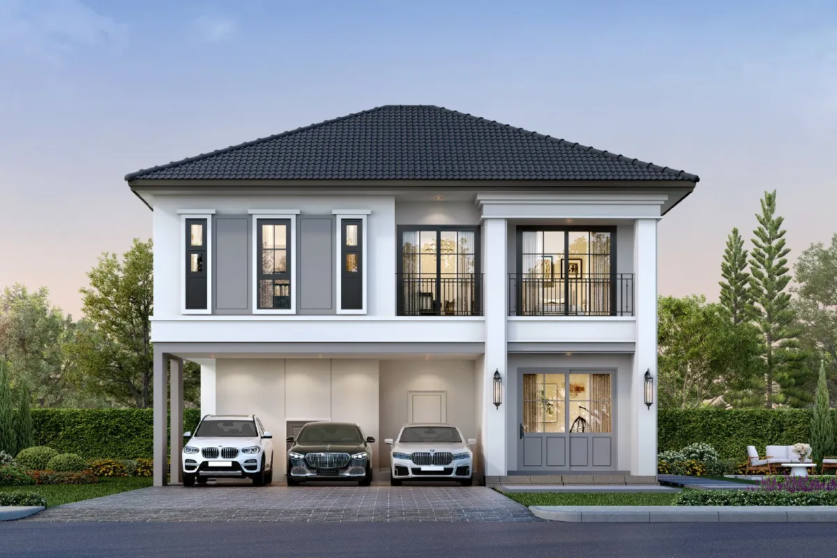 แบบบ้าน BEAULON โครงการ CENTRO พระราม 2