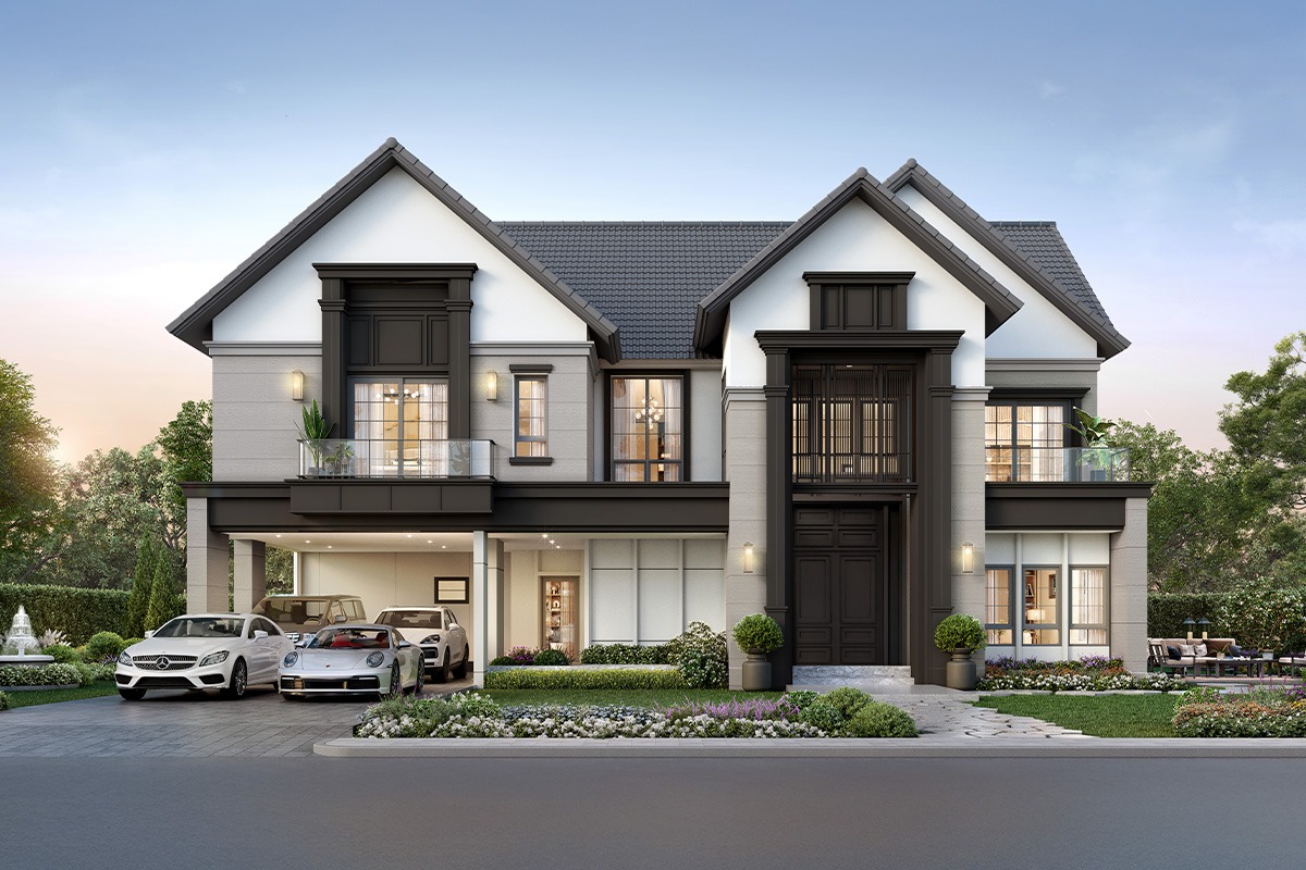 แบบบ้านยุโรป Type ALVERTON โครงการ THE CITY ราชพฤกษ์-พรานนก