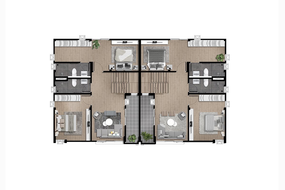 Type TOPAZ: Floor 2nd Floor
