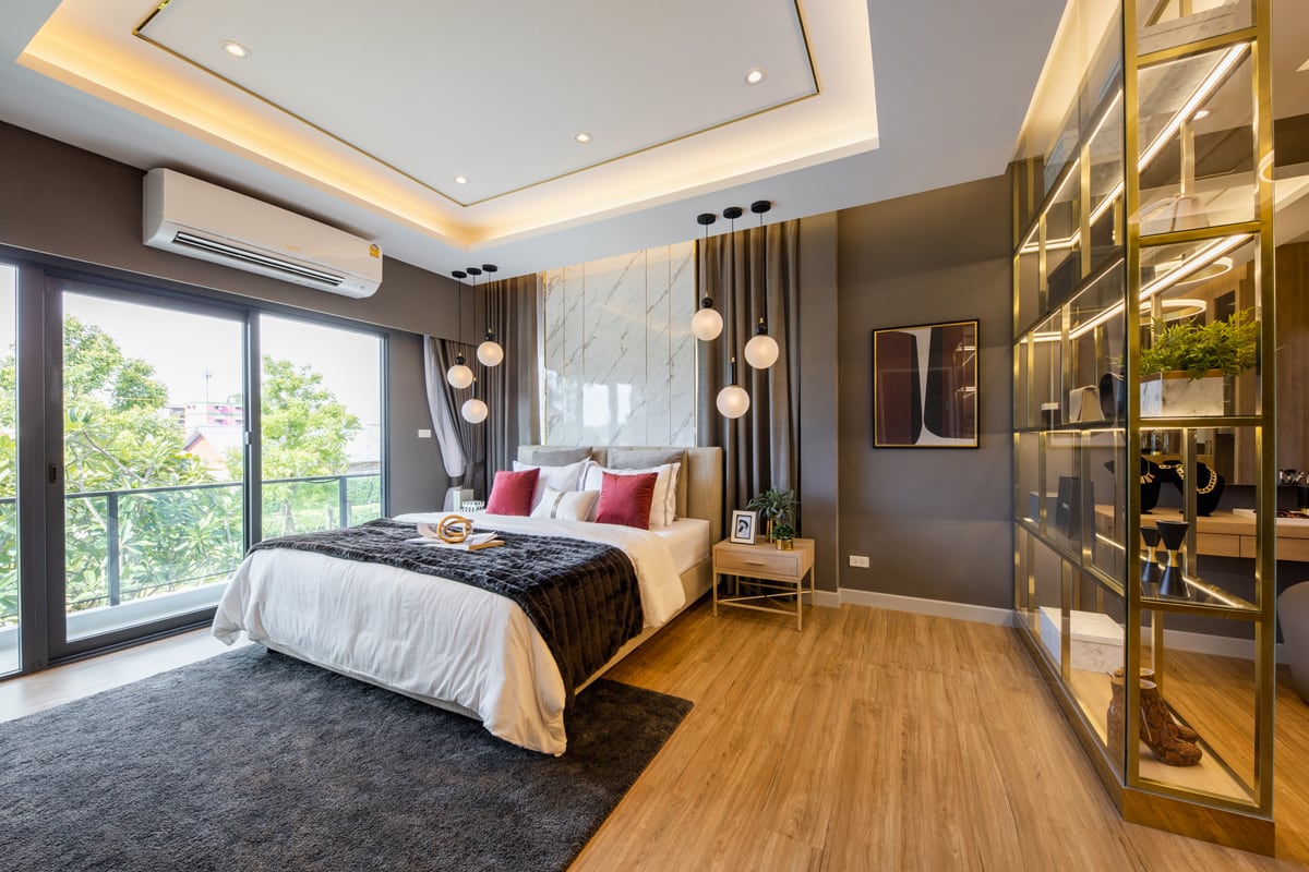 ห้องนอน โครงการบ้านเดี่ยว CENTRO วิภาวดี