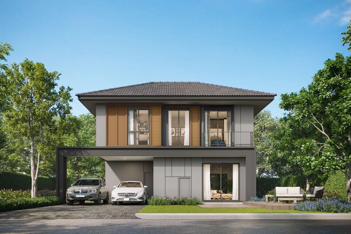 แบบบ้าน Type JOLIE โครงการ อภิทาวน์ ราชบุรี