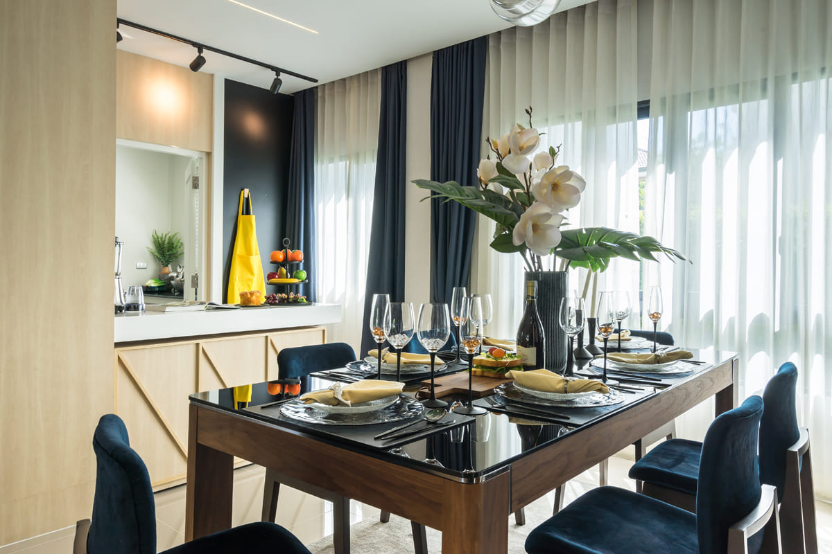 ห้องรับประทานอาหาร โครงการบ้านเดี่ยว CENTRO อ่อนนุช-สุวรรณภูมิ