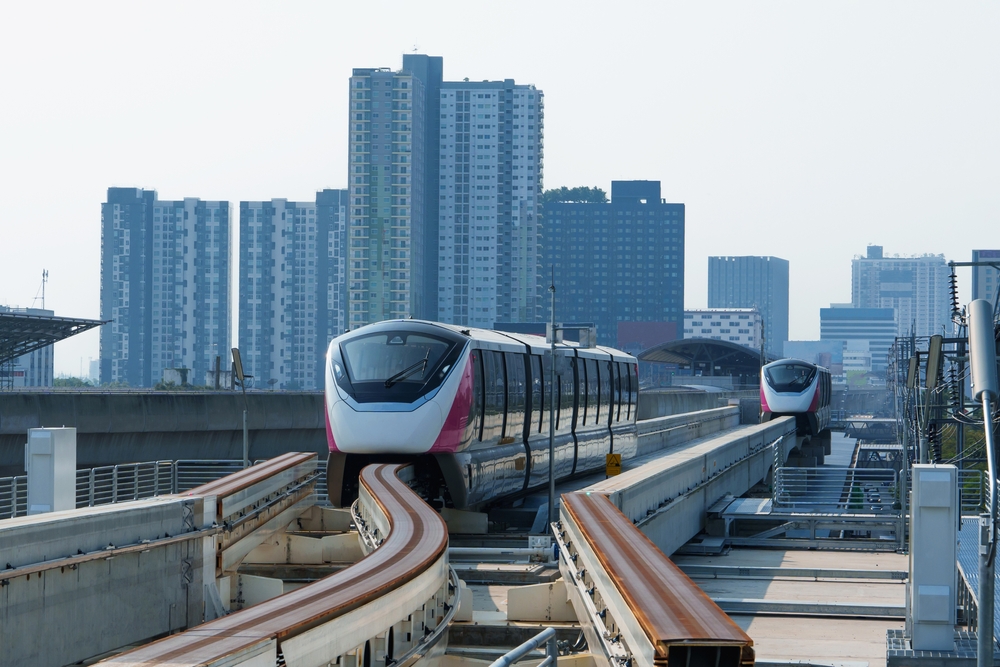 รถไฟฟ้าสายสีชมพู