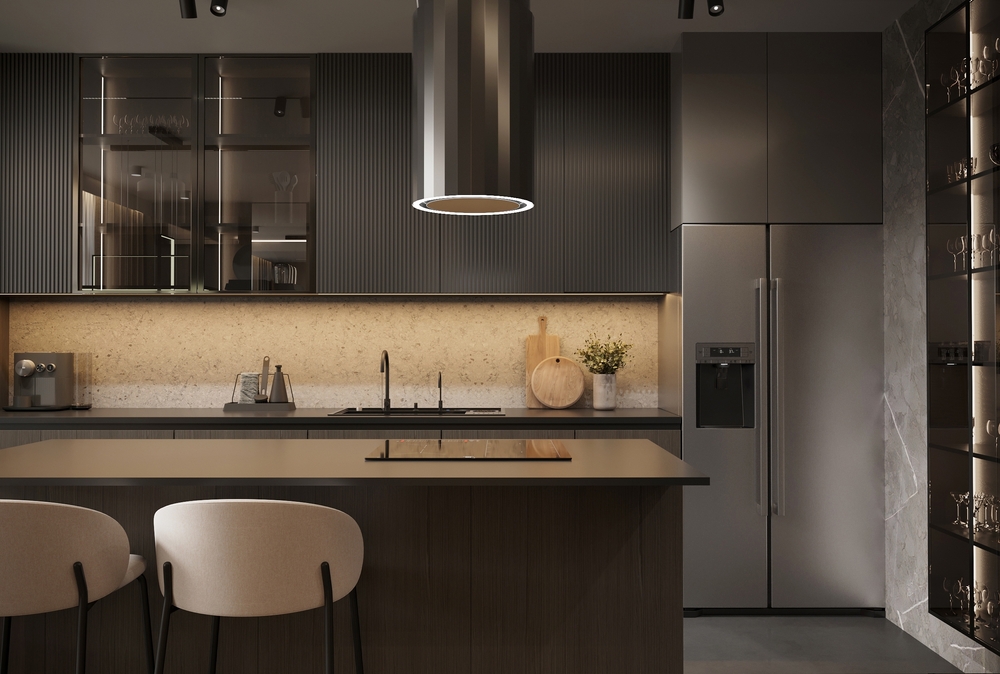 09_kitchen-decoration-idea.jpg แต่งห้องครัวสไตล์ลักซ์ชัวรีด้วยกระจกสีชา