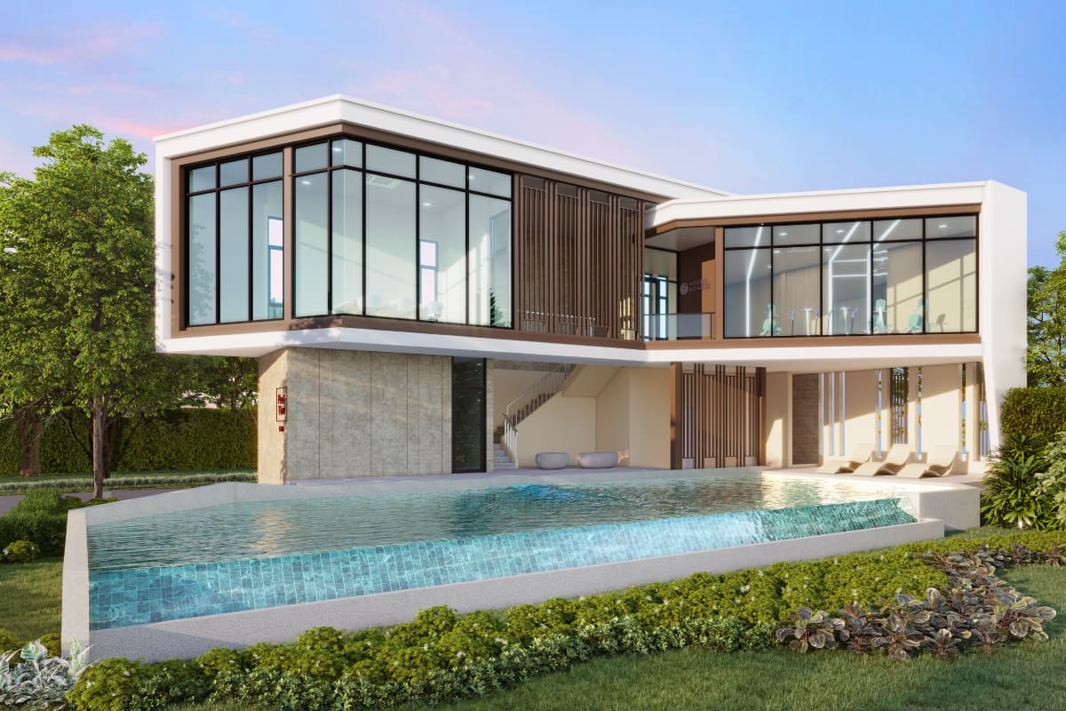 CLUB HOUSE โครงการบ้านแฝด พลีโน่ทาวน์ บางนา(กม.24)