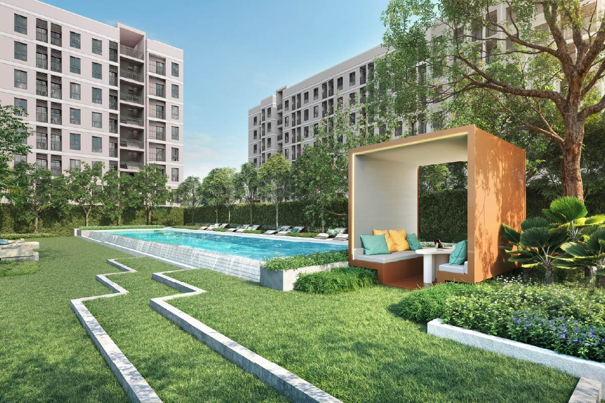 อาคารและพื้นที่ในโครงการคอนโด GOOD DAY สุขุมวิท 93