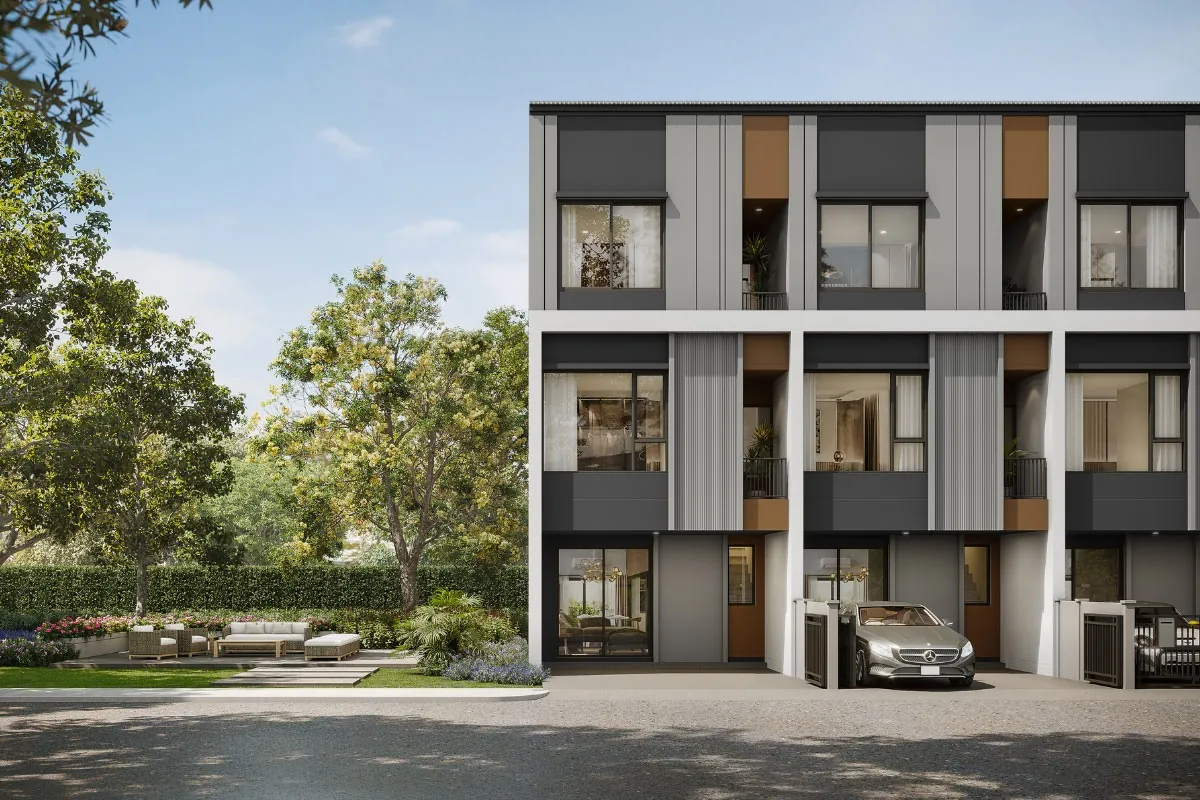 แบบบ้าน EDNA โครงการ บ้านกลางเมือง ราชพฤกษ์ - นครอินทร์